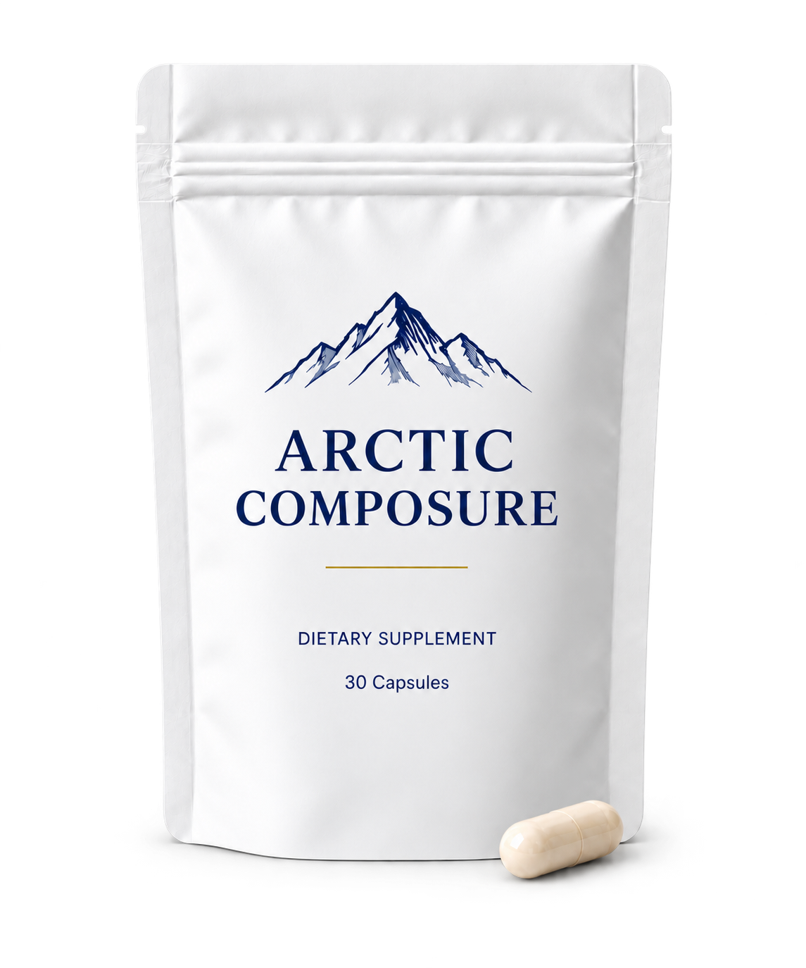 Arctic Composure 30-capsule dietary supplement pouch